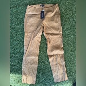 Lafayette 148 New York Tan Skinny Pants